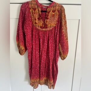 100% silk coverup/dress